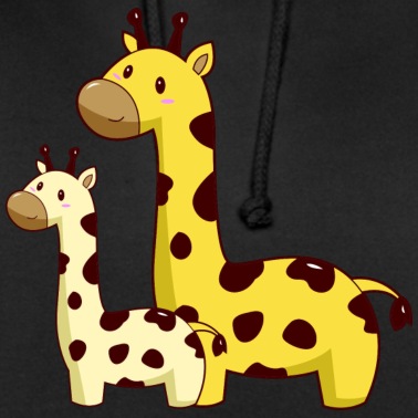 Grundschule Hoodie - Giraffe Zoo Serengeti Afrika Geschenk Urlaub