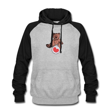Grundschule Hoodie - Teddy Bär Skizze Zeichnung