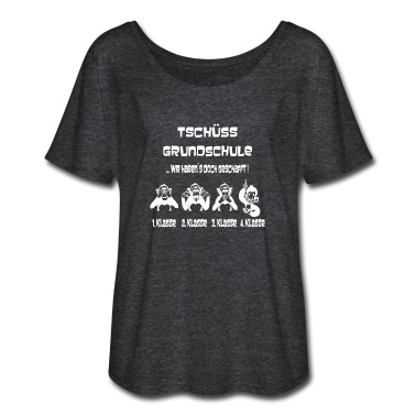 Grundschule T-Shirt - Tschüss Grundschule schwarz 1-4 Klasse Schule Fun
