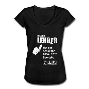 Grundschule T-Shirt - Dieser Lehrer hat das Schuljahr 2016-1017 überlebt