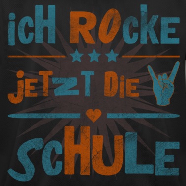 Grundschule T-Shirt - Ich Rocke Jetzt Die Schule Einschulung Grundschule