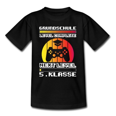 Grundschule T-Shirt - Einschulung Grundschulabschluss Gamer Gaming