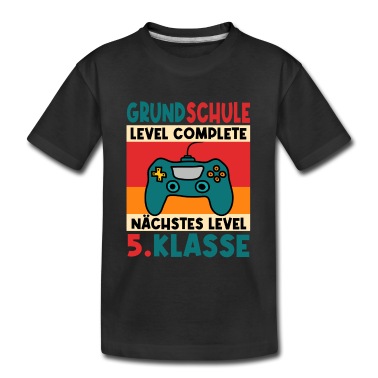Grundschule T-Shirt - Grundschule Abschluss 2021 Controller Gaming