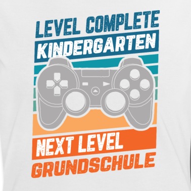 Grundschule T-Shirt - Level Complete Kindergarten Next Level Grundschule