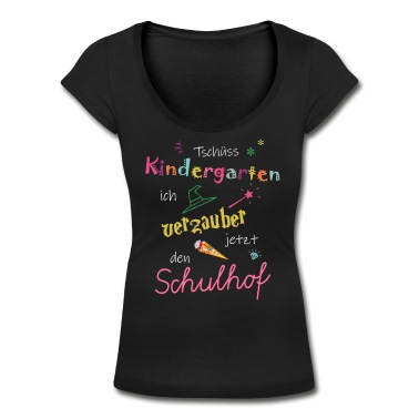 Grundschule T-Shirt - Tschüss Kindergarten Schulhof Zaubern Magie