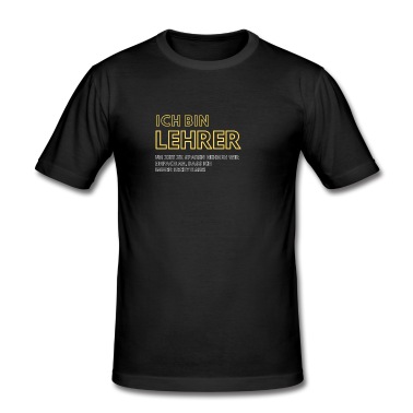 Grundschule T-Shirt - Ich bin Lehrer ich habe Recht