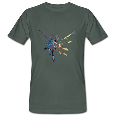 Grundschule T-Shirt - Ink Farbklecks - Premium Design