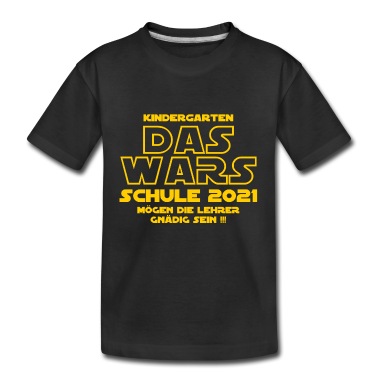 Grundschule T-Shirt - Kindergarten - DAS WARS - Schule 2021 - Star - War