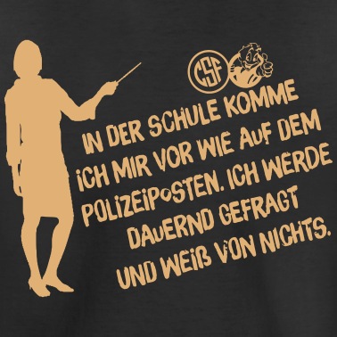 Grundschule T-Shirt - In der Schule komme ich mir vor wie auf dem...