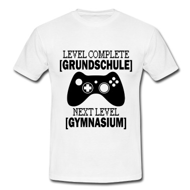 Grundschule T-Shirt - Level complete grundschule next level gymnasium