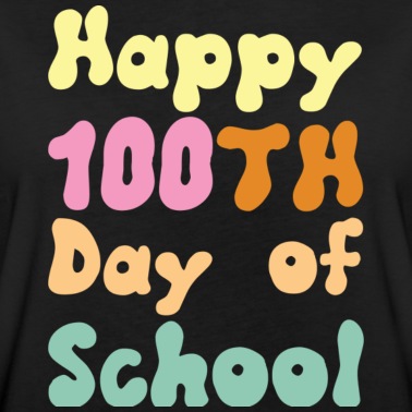 Grundschule T-Shirt - Glücklicher 100. Schultag