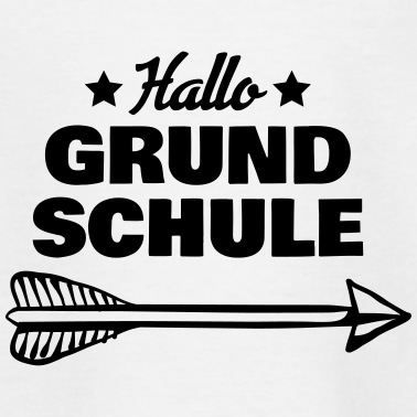 Grundschule T-Shirt - hallo grundschule