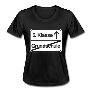 Grundschule T-Shirt - Grundschule Ortsschild Schüler