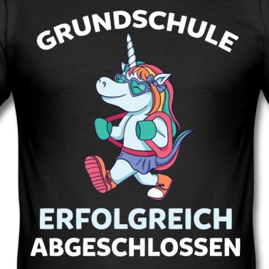 Grundschule T-Shirt - Grundschule Abgschlossen Einhorn Grundschülerin