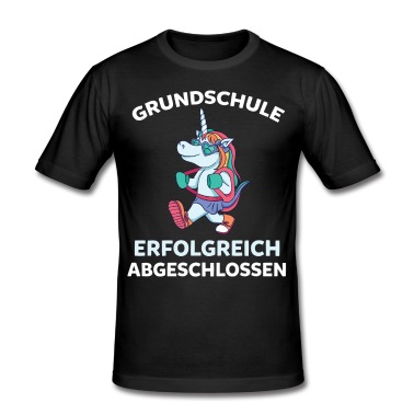 Grundschule T-Shirt - Grundschule Abgschlossen Einhorn Grundschülerin