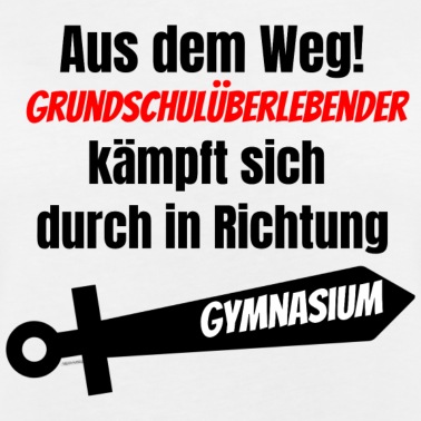 Grundschule T-Shirt - Grundschulüberlebender Gymnasium Grundschule