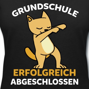 Grundschule T-Shirt - Grundschulabschluss Katze Kater Grundschule Abschl
