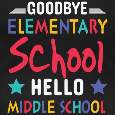 Grundschule T-Shirt - Auf Wiedersehen Grundschule Hallo Mittelschule