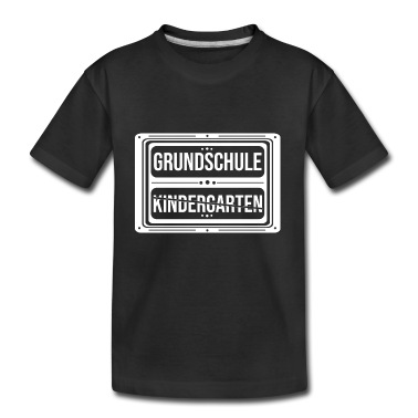 Grundschule T-Shirt - Kindergarten Grundschule Ortsschild Einschulung Ge