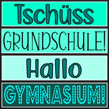 Grundschule T-Shirt - Tschüss Grundschule Hallo Gymnasium FÜNFTKLÄSSLER