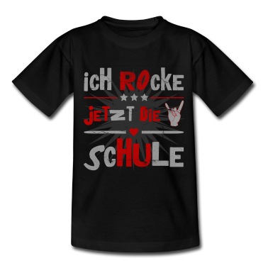 Grundschule T-Shirt - Ich Rocke Jetzt Die Schule Einschulung Grundschule