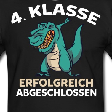Grundschule T-Shirt - Grundschüler T-Rex 4. Klasse Grundschule Viertkläs