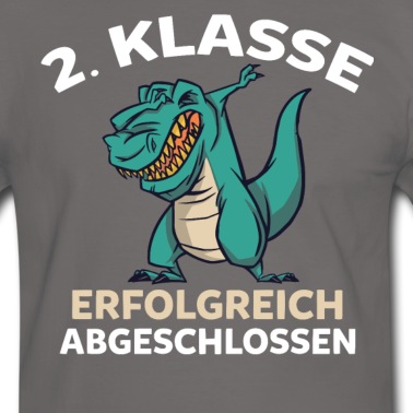 Grundschule T-Shirt - Grundschüler T-Rex 2. Klasse Grundschule Zweitkläs