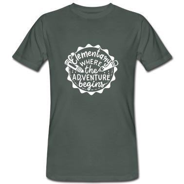 Grundschule T-Shirt - Grundschule, wo das Abenteuer beginnt Geschenk des Lehrers