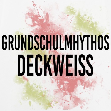 Grundschule T-Shirt - Deckweiss Wasserfarben Grundschule