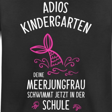 Grundschule T-Shirt - Einschulung Grundschule Erste Klasse Meerjungfrau