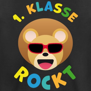 Grundschule T-Shirt - Einschulung Grundschule Erste Klasse Löwe