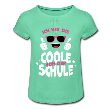 Grundschule T-Shirt - Einschulung Grundschule Mädchen Coole Schule