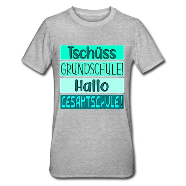 Grundschule T-Shirt - Tschüss Grundschule Hallo GESAMTSCHULE 5. Klasse