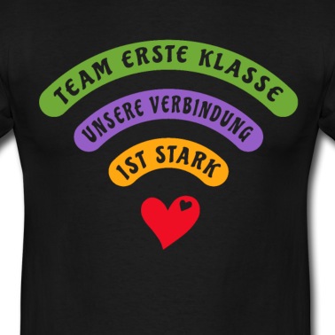 Grundschule T-Shirt - Team erste Klasse Motivation Grundschule Wifi.
