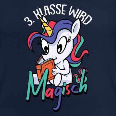 Grundschule T-Shirt - 3. Klasse Schule Grundschule Einhorn Geschenk