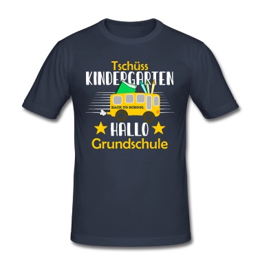 Grundschule T-Shirt - Tschüss Kindergarten hallo Grundschule Schulanfang