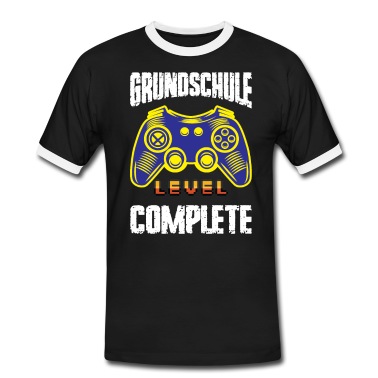 Grundschule T-Shirt - Grundschule Level Complete für Zocker und Gamer