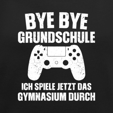 Grundschule T-Shirt - Bye Bye Grundschule Gymnasium Gamer Zocken