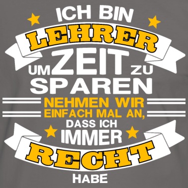 Grundschule T-Shirt - Ich Bin Lehrer Lehrerin Grundschule Geschenk