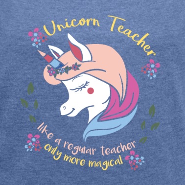 Grundschule T-Shirt - Einhorn Grundschule lehrer Shirt