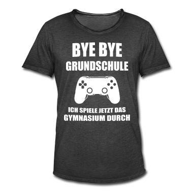 Grundschule T-Shirt - Bye Bye Grundschule Gymnasium Gymnasiast Geschenk