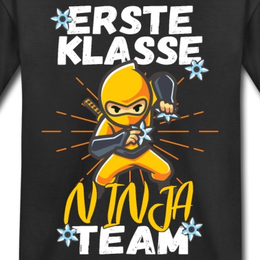 Grundschule T-Shirt - Schulkind Einschulung Grundschule 1. Klasse Ninja