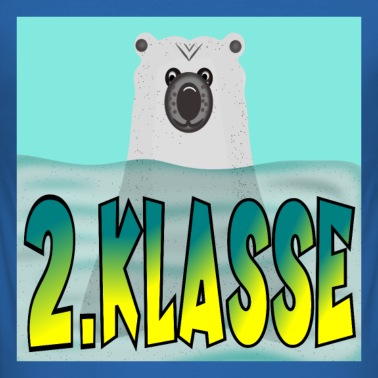 Grundschule T-Shirt - 2 Klasse ZWEITKLÄSSLER GRUNDSCHULE EISBÄR KLIMA