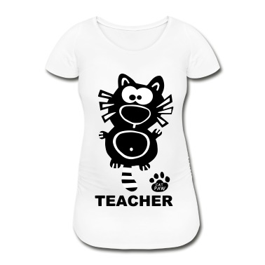 Grundschule T-Shirt - Teacher Geschenk Lehrer Lehrerin Grundschule Katze