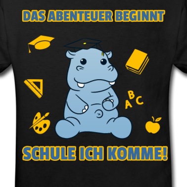 Grundschule T-Shirt - Abenteuer Beginnt Schule Ich Komme Grundschule Nil