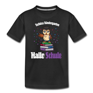 Grundschule T-Shirt - Hallo Schule Einschulung 1. Klasse Grundschule