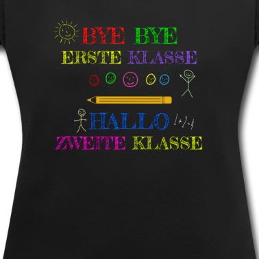 Grundschule T-Shirt - Zweite Klasse Schulbeginn Grundschule Schülerin