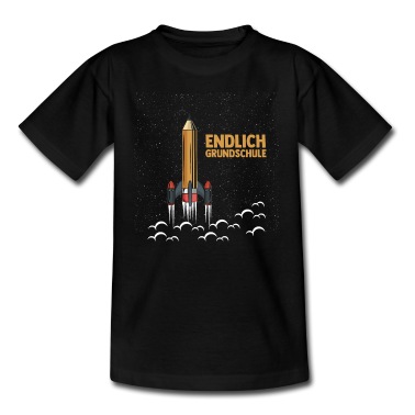 Grundschule T-Shirt - Grundschule Rakete 1. Klasse Einschulung