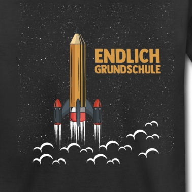 Grundschule T-Shirt - Grundschule Rakete 1. Klasse Einschulung