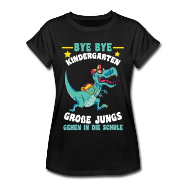 Grundschule T-Shirt - Schulkind Grundschule Dinosaurier Kindergarten Din